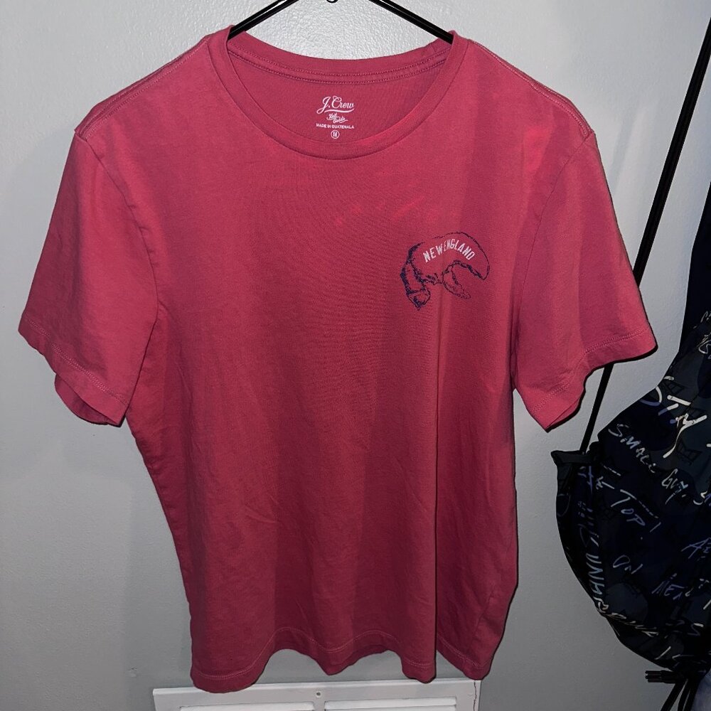 J Crew - Vintage Salt Stained Beach Bake Off T Shirt - Men's Medium (Coral)